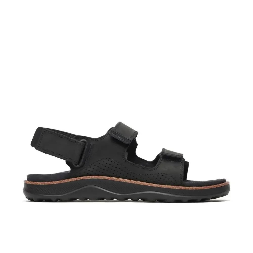 Merrell Cove J00003391 Sandals Mens US 12 Black Leather Adjustable Strap SHOP700